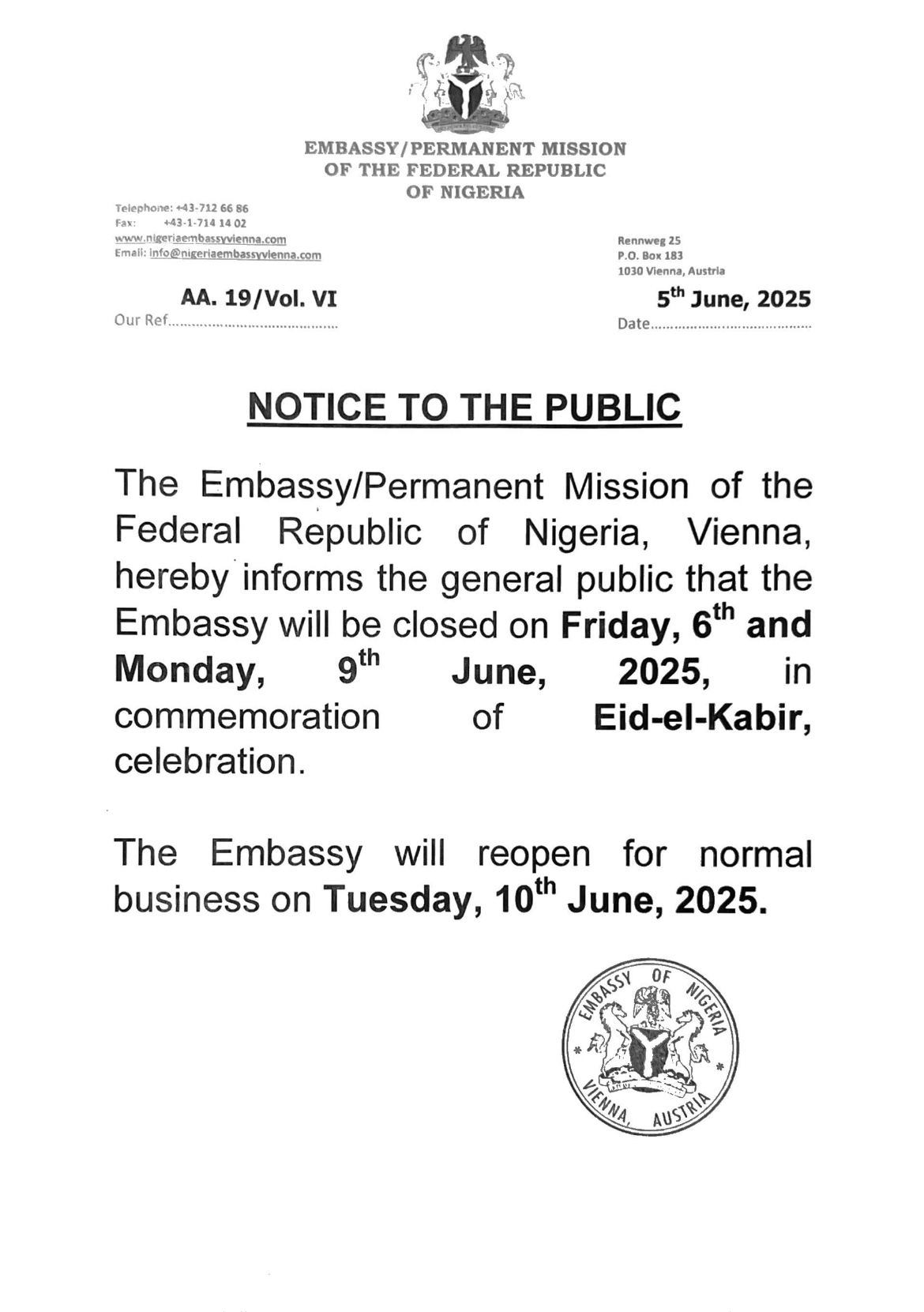 Eid-el-Kabir  celebration